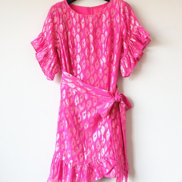 Lilly Pulitzer Darlah Silk Wrap Dress - Picture 7 of 11